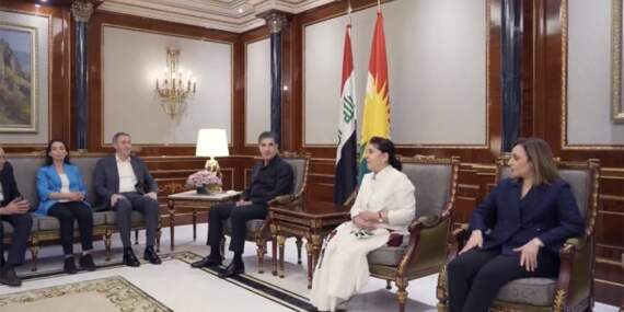DEM Parti heyeti Neçirvan Barzani ile görüştü