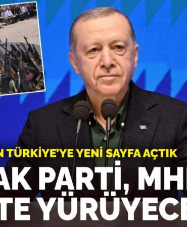 Erdoğan: Artık AK Parti, MHP, DEM birlikte yürüyeceğiz