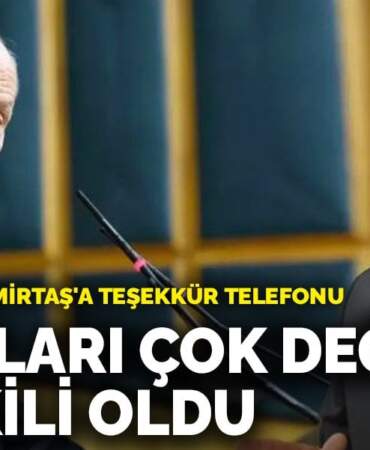 Bahçeli’den Demirtaş’a teşekkür telefonu