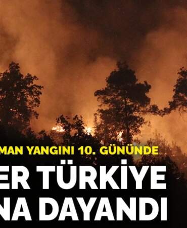 Lazkiye’deki orman yangını 10. gününde: Alevler Türkiye sınırına dayandı