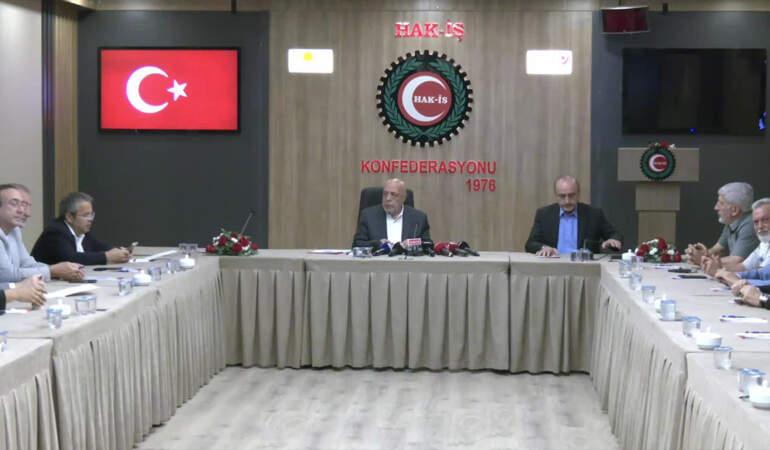 HAK-İŞ Başkanı Arslan: Verilen teklifler çalışanlarımızı büyük hayal kırıklığına uğrattı