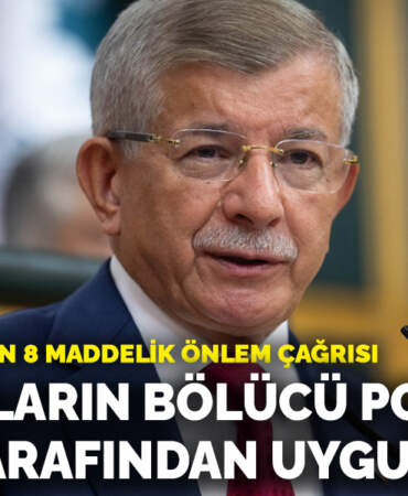 Davutoğlu’ndan 8 maddelik önlem çağrısı: Fransızların bölücü politikası İsrail tarafından uygulanıyor