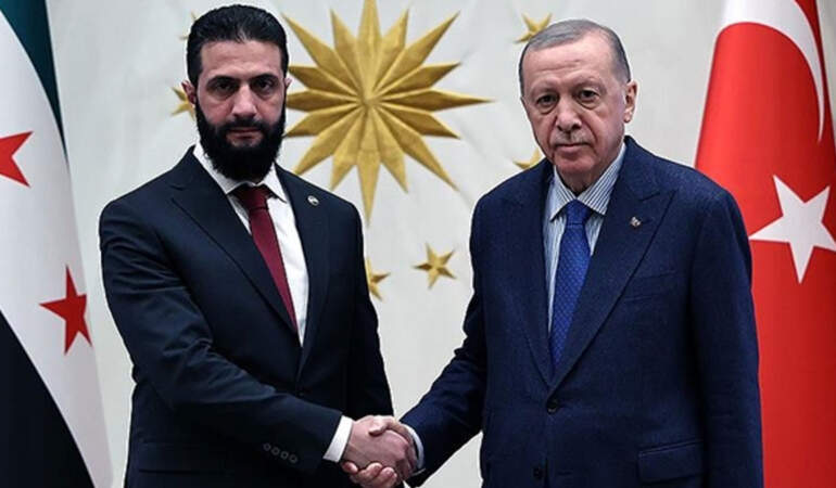 Erdoğan, Suriye Cumhurbaşkanı Şara ile telefonda görüştü
