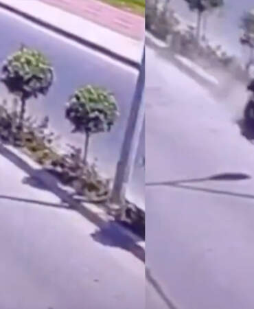 Tek teker üzerinde giden motosiklet aydınlatma direğine çarptı: 1 ölü, 1 ağır yaralı