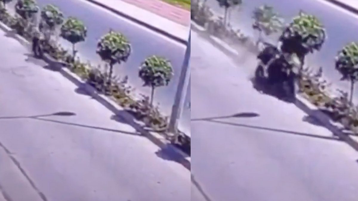 Tek teker üzerinde giden motosiklet aydınlatma direğine çarptı: 1 ölü, 1 ağır yaralı