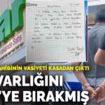 HAKMAR’ın sahibi ​​​​​​​Zeki Doruk’un vasiyeti ortaya çıktı! Mal varlığını FETÖ’ye bırakmış