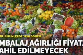 Tartılı ürünlerde yeni dönem: Ambalaj ağırlığı fiyata dahil edilmeyecek