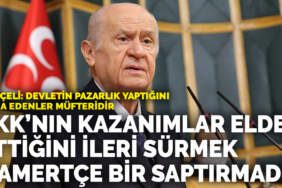Bahçeli: Devletin pazarlık yaptığını iddia edenler müfteridir… PKK’nın kazanımlar elde ettiğini ileri sürmek saptırmadır