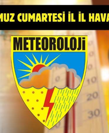 Meteoroloji’den yeni uyarı geldi! Tüm Türkiye’yi yakından ilgilendiriyor: İşte 19 Temmuz il il hava durumu