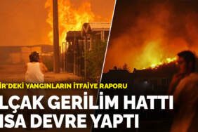 İzmir’deki yangınların itfaiye raporu: Alçak gerilim hattı kısa devre yaptı