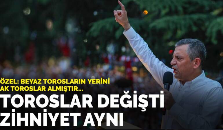 Özel: Beyaz Toroslara teslim olmadık, AK Toroslara da teslim olmayacağız