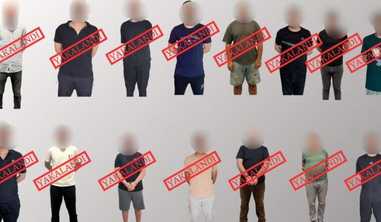Kırmızı bültenle aranan 14 suçlu Türkiye’ye getirildi