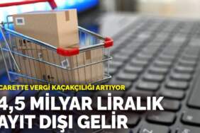 e-ticarette vergi kaçakçılığı artıyor: 44,5 milyar liralık kayıt dışı gelir