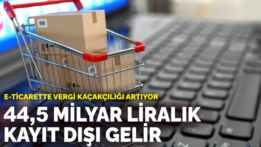 e-ticarette vergi kaçakçılığı artıyor: 44,5 milyar liralık kayıt dışı gelir