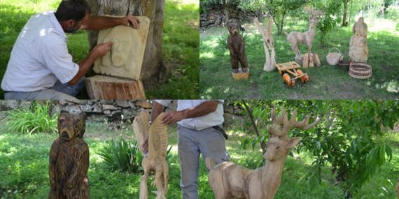 Bunların ağaç dalı olduğuna kimse inanmıyor! Kurumuş dallardan sanat eseri ortaya çıkarıyor
