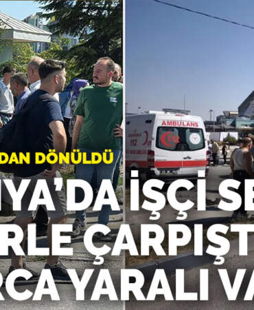 Facianın kıyısından dönüldü… Kütahya’da işçi servisi tankerle çarpıştı: Onlarca yaralı var