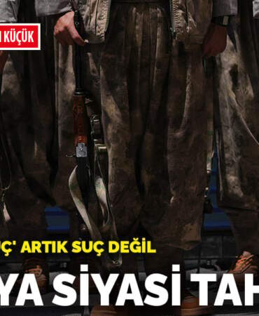 ‘Örgüt adına suç işleme’ artık suç değil! PKK’lıya siyasi tahliye
