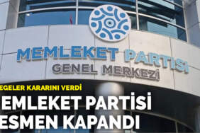 Delegeler kararını verdi: Memleket Partisi resmen kapandı