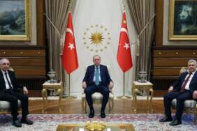 Erdoğan, Azerbaycan Başsavcısı Kamran Aliyev’i kabul etti