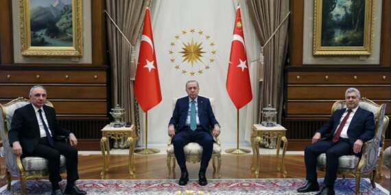 Erdoğan, Azerbaycan Başsavcısı Kamran Aliyev’i kabul etti