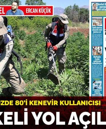 Bağımlıların yüzde 80’i kenevir kullanıcısı! Tehlikeli yol açıldı