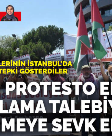 İsrail ordusunun silah tedarikçilerinin İstanbul’da ağırlanmasını protesto edenler tutuklama talebiyle mahkemeye sevk edildi