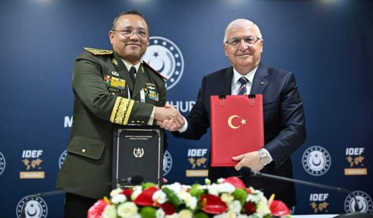 Türkiye ve Guatemala arasında kritik askeri protokol imzalandı