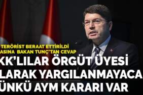 700 terörist beraat ettirildi iddiasına Bakan Tunç’tan cevap: PKK’lılar örgüt üyesi olarak yargılanmayacak çünkü AYM kararı var
