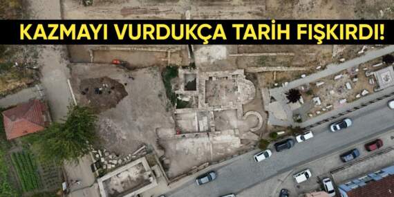 Düzce’de kazma her indiğinde tarih fışkırıyor! Antik tiyatroda Bizans’a ait ibadethane bulundu
