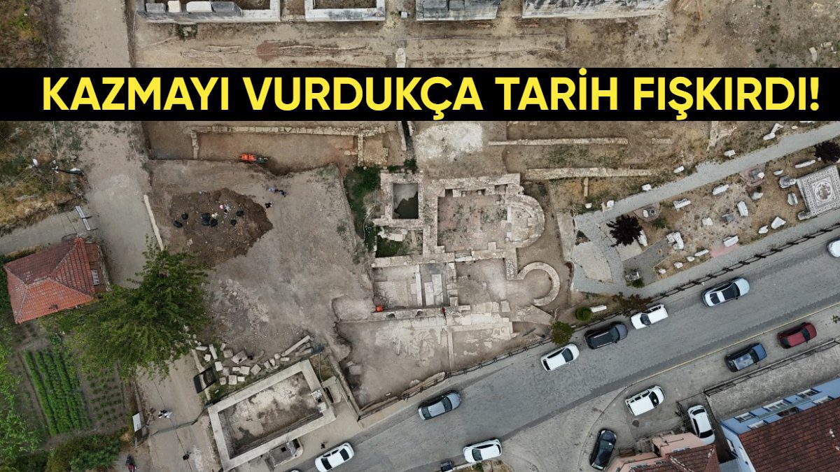 Düzce’de kazma her indiğinde tarih fışkırıyor! Antik tiyatroda Bizans’a ait ibadethane bulundu