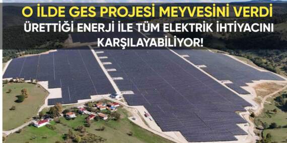 O ilde GES projesi meyvesini verdi! Ürettiği enerji ile tüm elektrik ihtiyacını karşılayabiliyor: 11 milyondan fazla…
