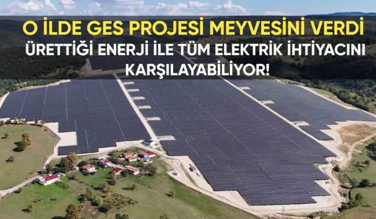 O ilde GES projesi meyvesini verdi! Ürettiği enerji ile tüm elektrik ihtiyacını karşılayabiliyor: 11 milyondan fazla…