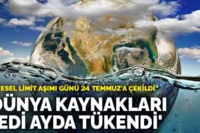 WWF Türkiye: Doğanın bir yılda sunduğu kaynakları yedi ayda tükettik