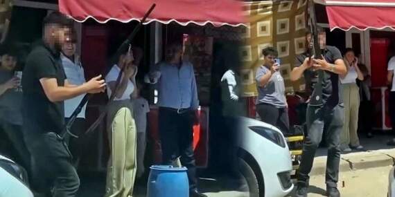 Cahillik ve sorumsuzluk: Asker uğurlamasında maganda utanmazlığı! Mahalleli korkulu gözlerle izledi