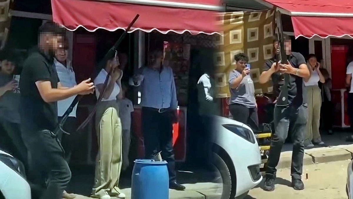 Cahillik ve sorumsuzluk: Asker uğurlamasında maganda utanmazlığı! Mahalleli korkulu gözlerle izledi