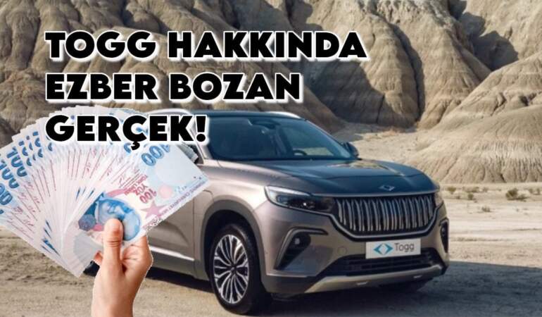 Togg hakkında ezber bozan gerçek! Togg ÖTV parasını geri alıyor
