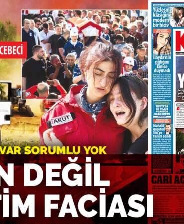 Yangın değil yönetim faciası