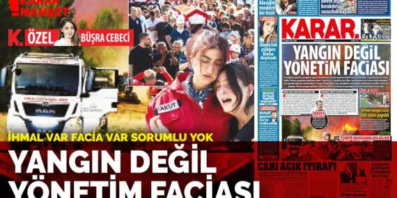 Yangın değil yönetim faciası