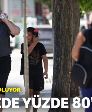 İstanbul nem soluyor: 30 ilçede yüzde 80’i geçti