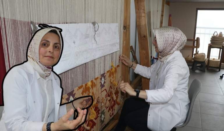 47 yaşında üniversiteden mezun oldu, el sanatlarını aktarmaya başladı! Hayalleriyle hayatını baştan yazdı