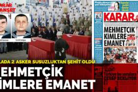 Mehmetçik kimlere emanet