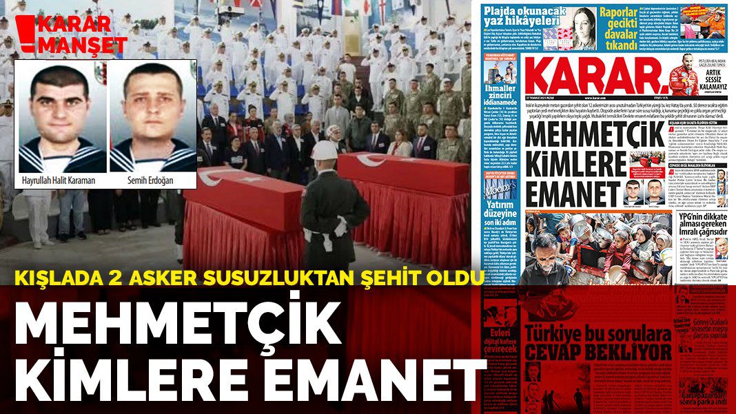 Mehmetçik kimlere emanet