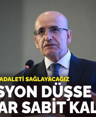 Bakan Şimşek: Vergide adaleti sağlayacağız