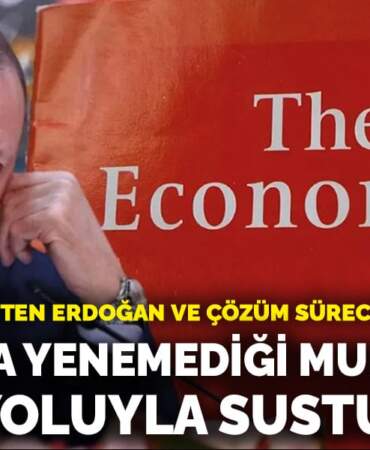 The Economist’ten Erdoğan ve çözüm süreci analizi: Sandıkta yenemediği muhalefeti yargı yoluyla susturuyor
