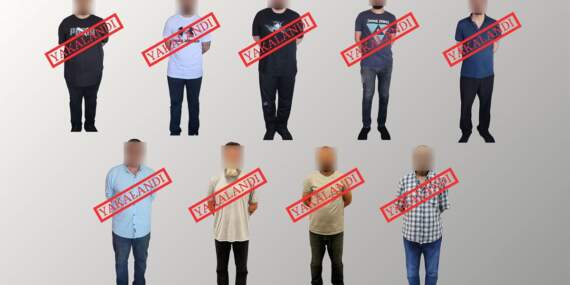 Kırmızı bültenle aranan 9 suçlu Türkiye’ye getirildi