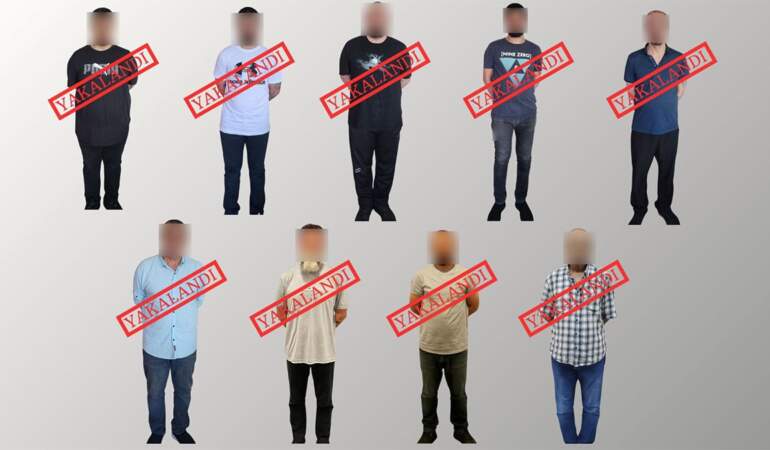 Kırmızı bültenle aranan 9 suçlu Türkiye’ye getirildi
