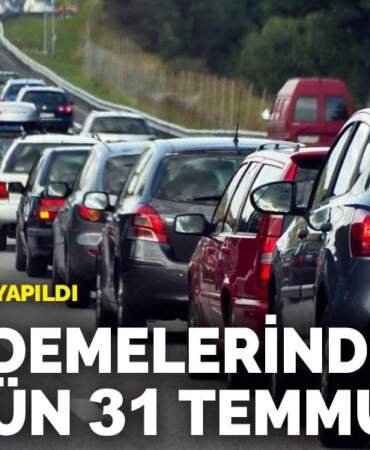 MTV ödemelerinde son gün 31 Temmuz: e-haciz uyarısı yapıldı