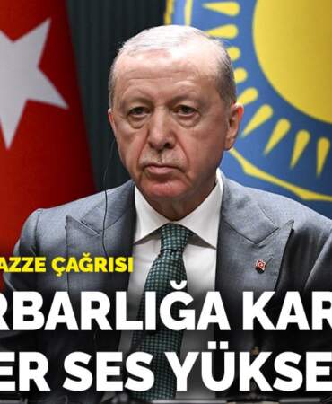 Erdoğan’dan Gazze çağrısı: Bu barbarlığa karşı tüm ülkeler ses yükseltmeli