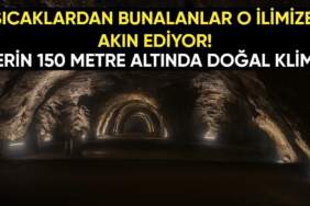 Sıcaklardan bunalanlar o ilimize akın ediyor: Yerin 150 metre altında doğal klima: Tuz Mağarası!