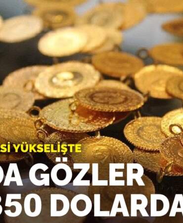 Fed kararı öncesi yükselişte: Altında gözler 3 bin 350 dolarda
